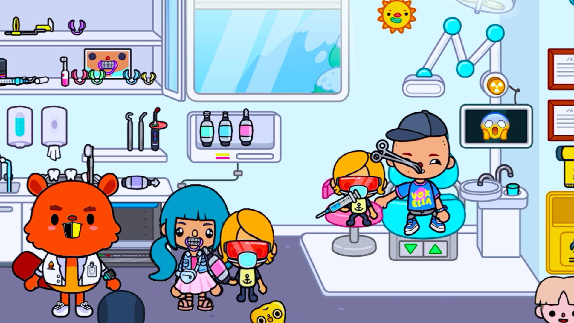 ПОПАЛИ К СТОМАТОЛОГУ🦷 В ТОКА БОКА😱 Играем! Катя и Макс веселая семейка! Смешная анимация смотреть онлайн