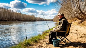 Рыбалка весной на закидушки.