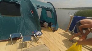 как построить плот своими руками Путешествие на плоту. Как это было . # плот #путешествия