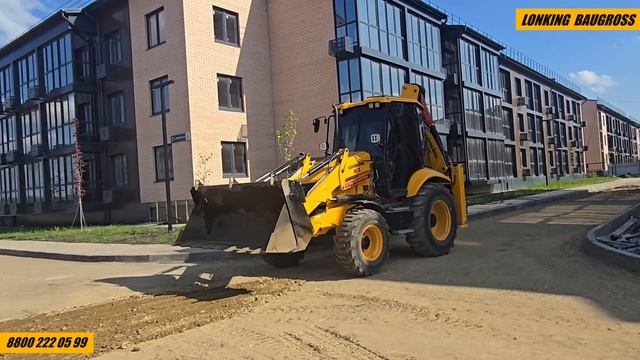 ЭКСКАВАТОР-ПОГРУЗЧИК LONKING 83C+ РАБОТА ПЕРЕДНИМ КОВШОМ смотреть онлайн