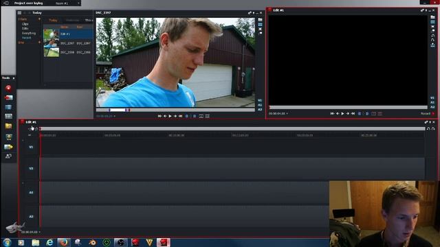 How to overlay videos in LightWorks