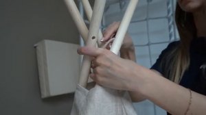 Как собрать вигвам для детей. Видеоинструкция