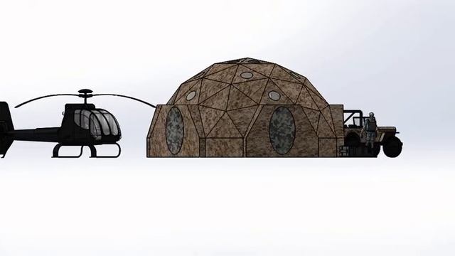 Палатка спец. назначения. Купольного типа. смотреть онлайн