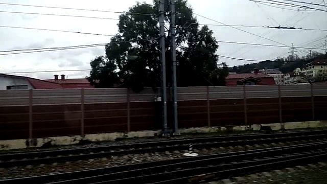 Уч-Дере - Дагомыс. Едем в Сочи (26). Россия из окна поезда. смотреть онлайн