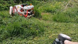 Косилка-мульчер на радиоуправлении.