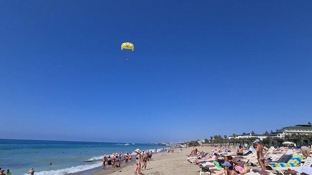 Parasailing. Конаклы. Алания. Средиземное море. Турция. Turkey. Alanya. Konakli. Парашют смотреть онлайн