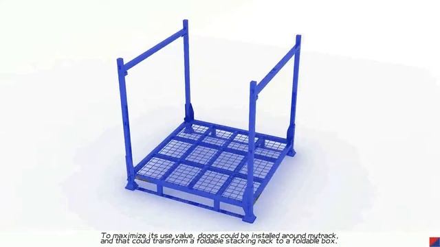 folding pallet rack | pallet racking | stackable rack смотреть онлайн