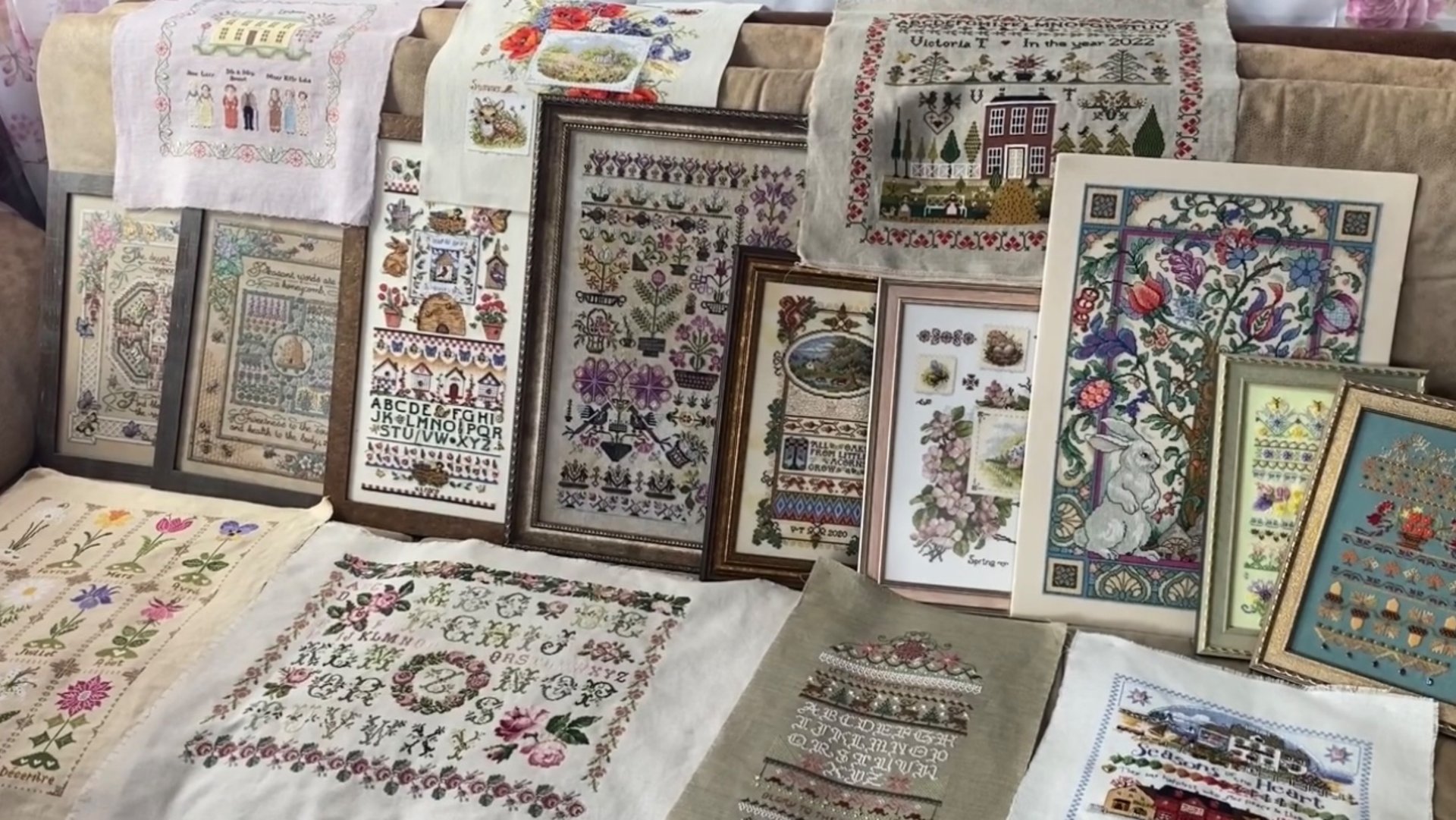 Семплеры/ДМС «Розы»/Вышитые работы/Процессы/Планы/ Часть 1. смотреть онлайн