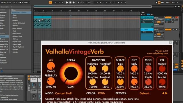 Эффект под водой Ableton(ableton Live 11)