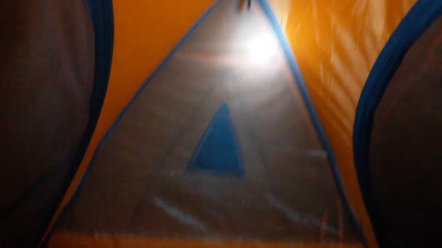 Испытание палатки Flytop2 дождём. смотреть онлайн