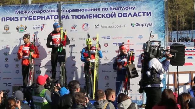 Соревнования на "Приз губернатора Тюменской области."Награждение-мужчины. смотреть онлайн