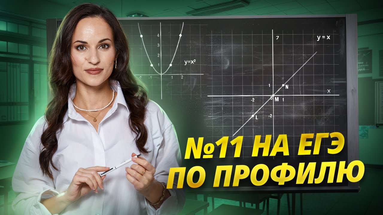 Графики функций, парабола — Задание 11 ЕГЭ по математике профиль | Умскул смотреть онлайн