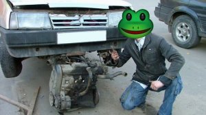 Снятие двигателя с ваз 2109