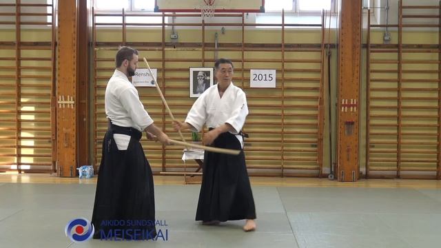 17 Aikido Ken Tai Ken Katadorimenuchi Ikkyo Omote Versions, Shishiya Sensei Malmö 2015