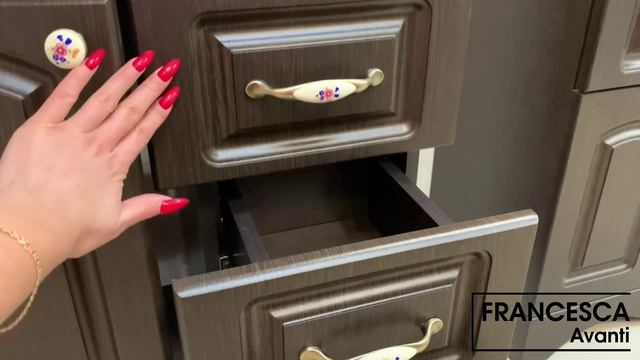 Тумба с раковиной Francesca Империя 65 венге (1дв+3ящ, ум. Элеганс 65) смотреть онлайн