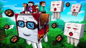 Я Добавил ВЕСЁЛОГО ГАСТА и Смог Улететь от ГРУСТНЫХ в Новом Обновлении Майнкрафт.. ПРИРУЧИЛ ГАСТА!