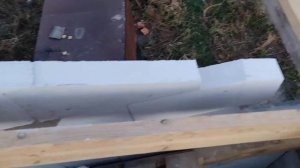 Выкладываю фронтон из блоков. День 38-39