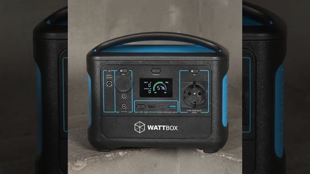 Портативная аккумуляторная электростанция WATTBOX M5 BLUE