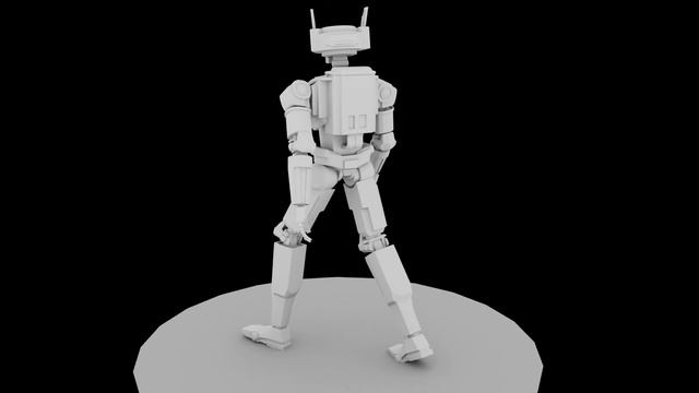 Robert the Robot - 3D Model смотреть онлайн