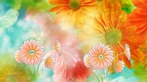 Футаж  Вальс цветов