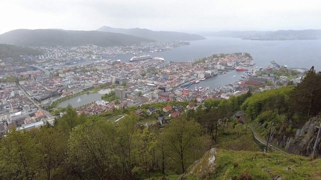 Bergen Norway 4k Video Берген Норвегия смотреть онлайн
