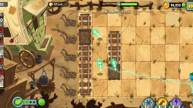 Plants vs Zombies, Wild West Day 11 смотреть онлайн