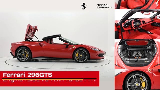 Ferrari 296GTS 2023MY 認定中古車（車体末尾番号：634) смотреть онлайн