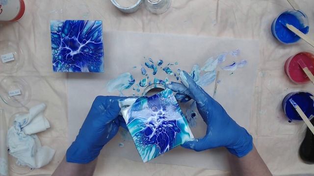 (508) Amazing January Blooms! Inspired by SheleeArt Fluid Art / Acrylic Pouring смотреть онлайн