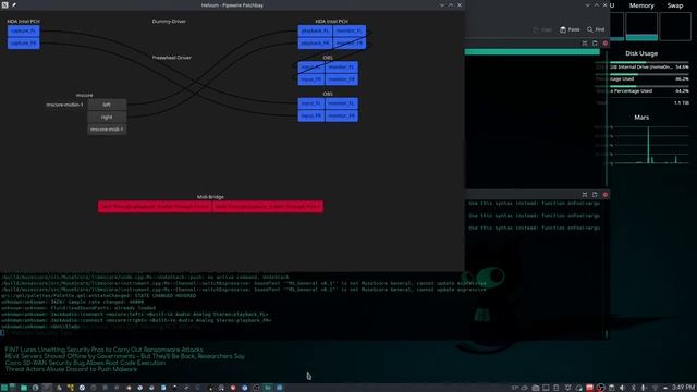 Musescore, Pipewire Jack, and external MIDI keyboard. смотреть онлайн