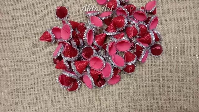 Foam FLowers DIY || How to make Trumpet Mini Flower || Bunga Sudut Ruangan смотреть онлайн