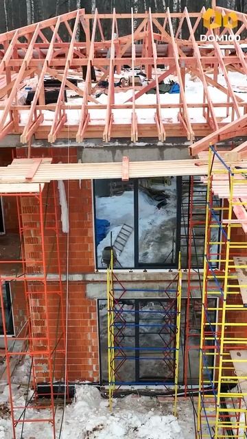 🔥 Строительство дома в деревне Зименки - завершили мо