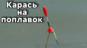 Карась в апреле на поплавок. Рыбалка по простому, без заморочек