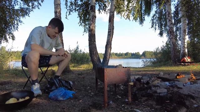Сосновоборское водохранилище. Отдых с палатками. Уха. Сентябрь 2023г. смотреть онлайн