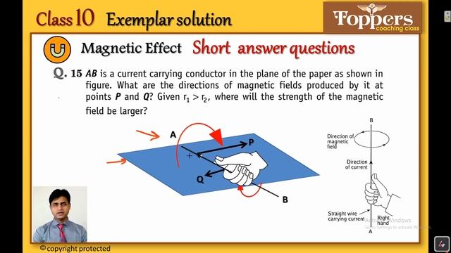 Magnetic effect of electric current NCERT EXEMPLAR solution | class 10 exemplar solution | Q13-Q18 смотреть онлайн