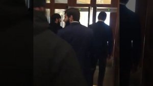 Four Seasons Hotel Moscow; Умар Джабраилов с Инкассатором от Сбербанка впереди и с лучшими Чеченцам