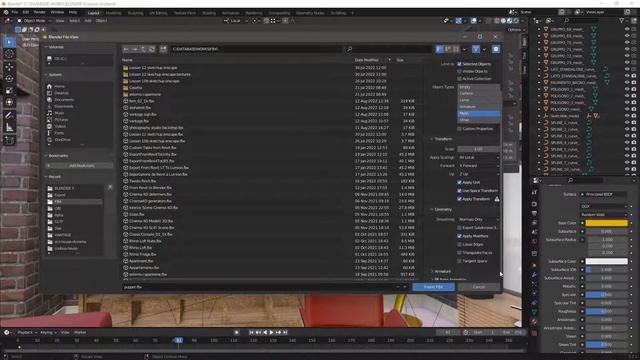 Videoguide - Publish 3d Models Using Sketchfab Website and Blender, Export FBX, OBJ, DAE, GLTF, DXF смотреть онлайн