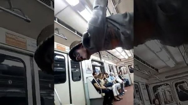 Обезьяна в метро