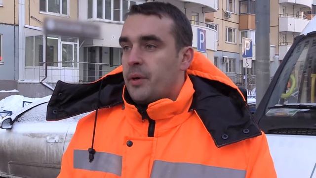 Как убирают Павшинскую Пойму от снега? смотреть онлайн