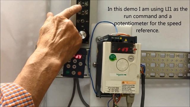 Switching Altivar 12 Speed Control from Terminals to Remote Keypad | Schneider Electric Support смотреть онлайн