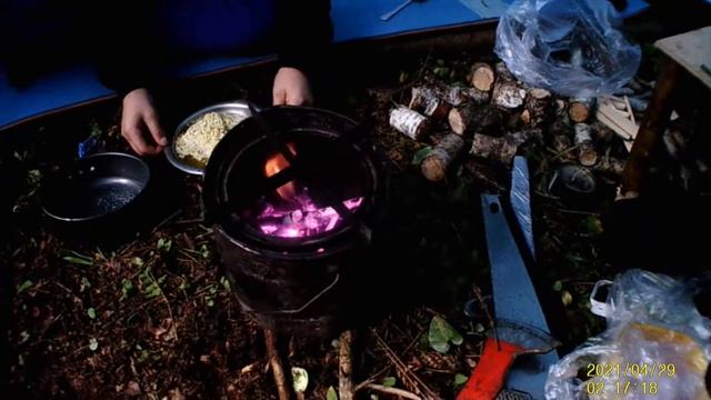 ночёвка в вигваме с пиролизной печью смотреть онлайн