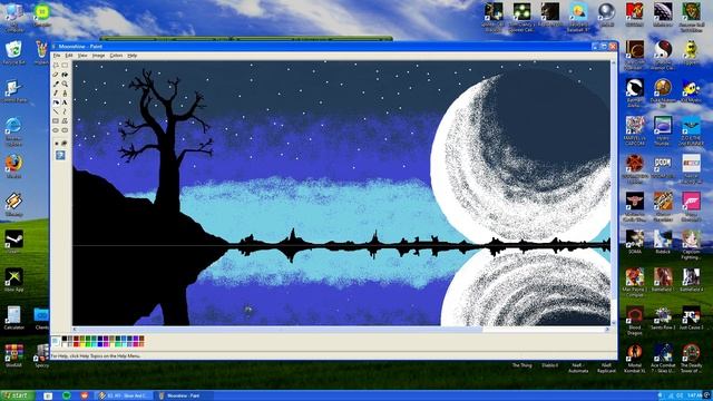Just like old times MSPaint and Winamp смотреть онлайн