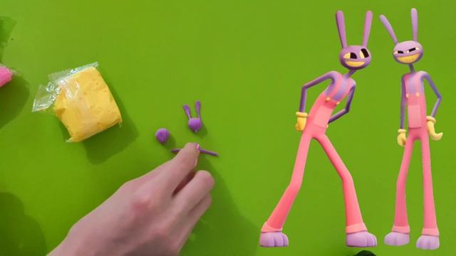 Jax - Цифровой цирк! ИЗ ВОЗДУШНОГО ПЛАСТИЛИНА! #diy #jax #digitalcircus