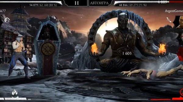 ОБЗОР ПЕРСОНАЖА ЛЮ КАН БОГ ОГНЯ & СНАРЯЖЕНИЕ Mortal Kombat Mobile!