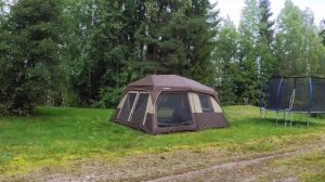 Первая установка новой палатки