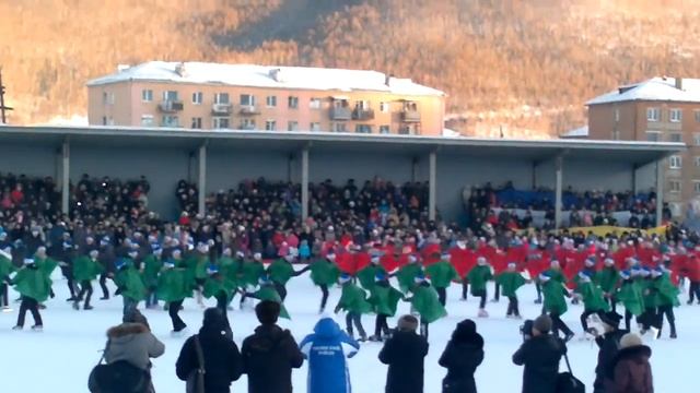 Зимние сельские игры в Закаменске. Открытие. смотреть онлайн