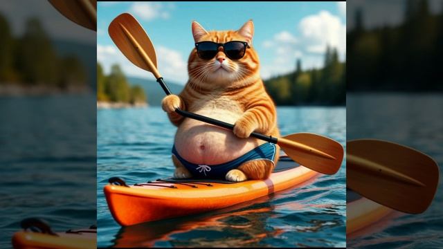 кот на отдыхе смотреть онлайн