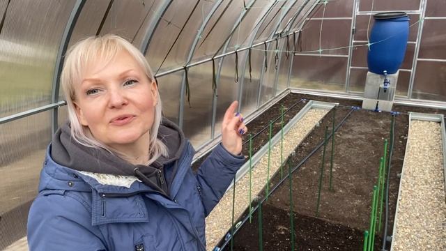 В деревню на дачу🏡#Взошли семена в теплице🌱#Готовимся к похолоданию#04апреля2025#сад#огород#дача#