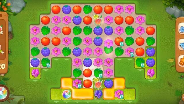 Gardenscapes level 678 смотреть онлайн