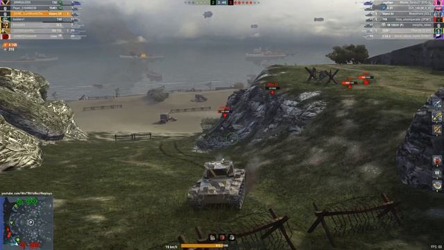 FV4005, Vickers CR & Bisonte C45 • WoT Blitz Gameplay смотреть онлайн