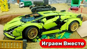 Игрушки мультики 🧩 Собираем КРУТЫЕ МАШИНКИ из LEGO Technic – развивающий конструктор для детей 🧩